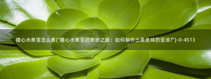 糖心vlog免费观看网站：糖心水煮蛋怎么煮(\