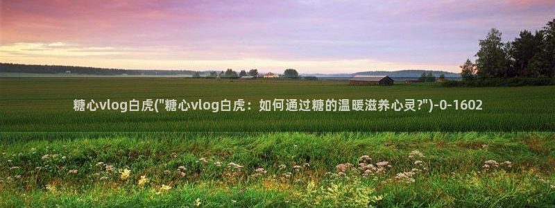 糖心 vlog 免费版：糖心vlog白虎(\